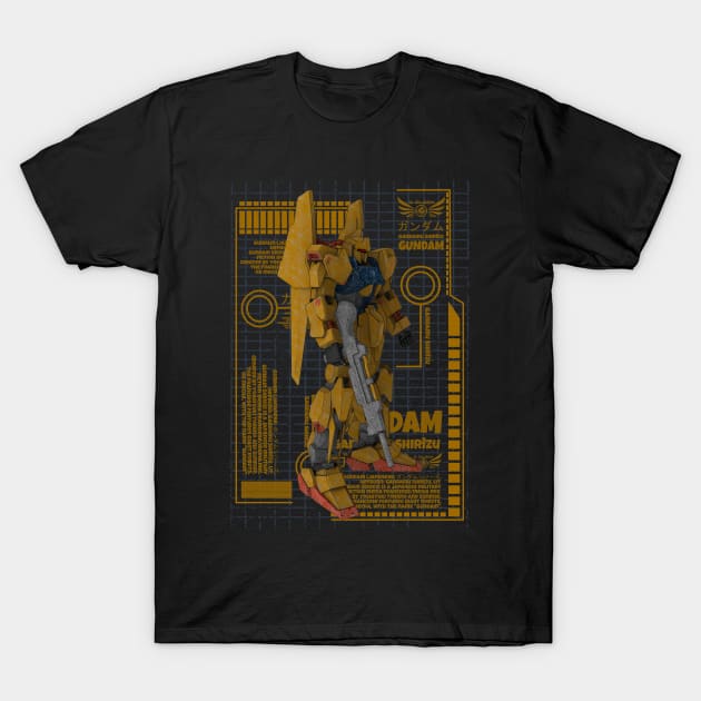 MSN-00100 Hyaku Shiki T-Shirt by gblackid